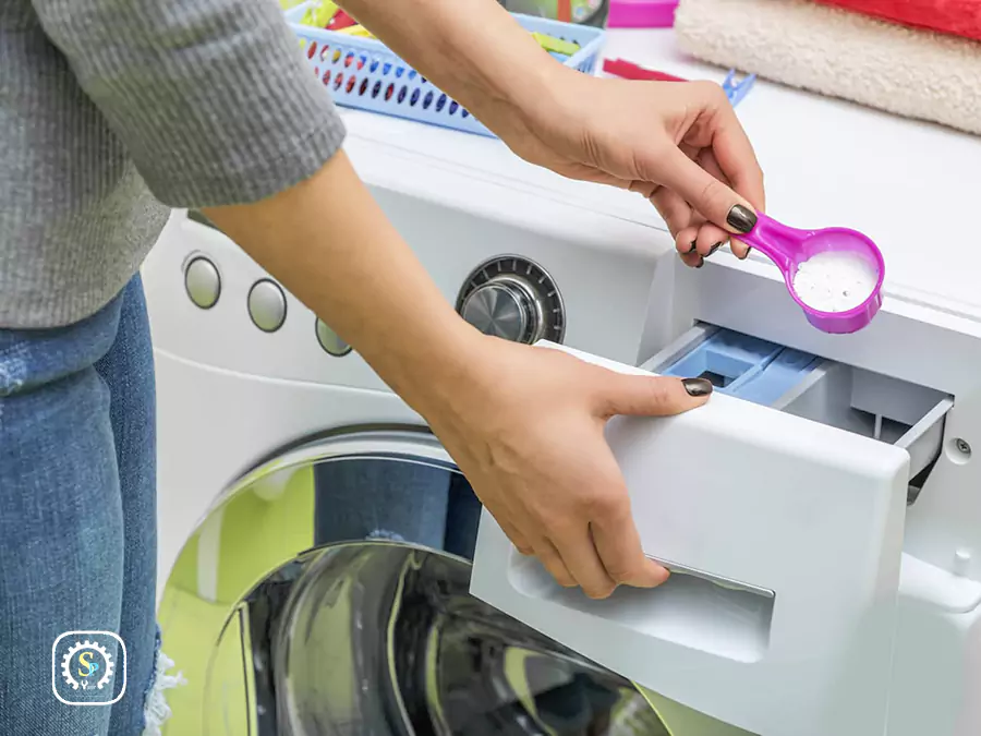 پخش نشدن مواد شوینده در لباسشویی