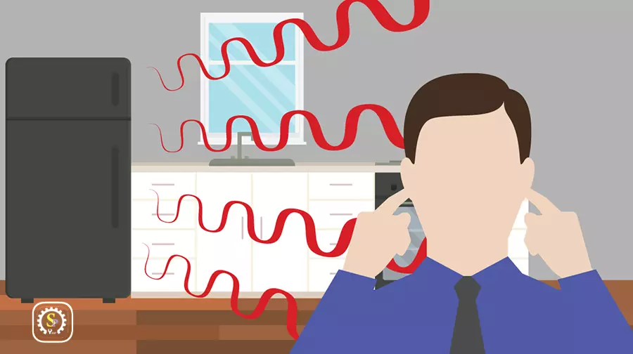 سر و صدای یخچال فریزر