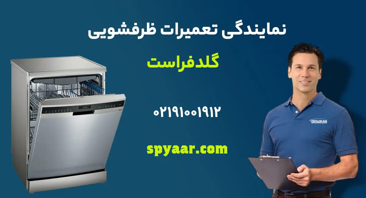 تعمیر ظرفشویی گلدفراست