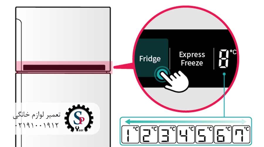 express-freeze-در-یخچال-ال-جی